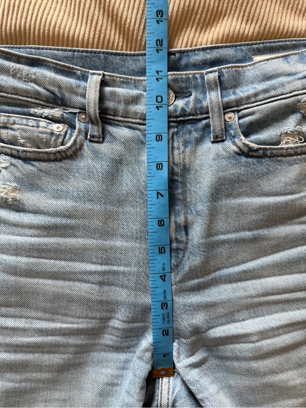 AYR Light Blue Wide-Leg Ripped Jeans - Picture 15 of 16